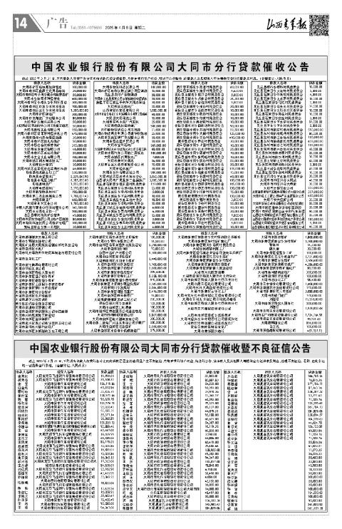 山西青年报2025年04月08日头版
