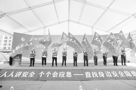           启动仪式现场 图片由山西建投建工集团提供        